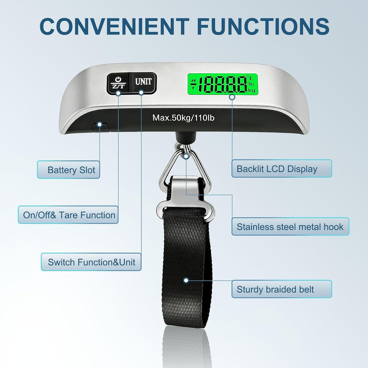 Portable Digital Luggage Scale